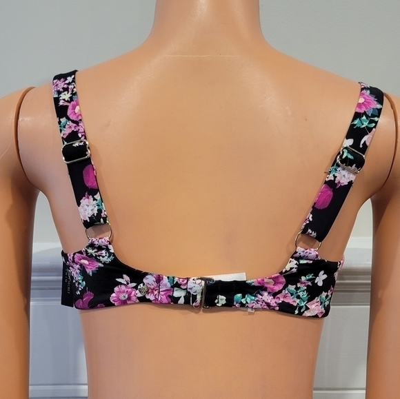 Victoria's Secret NWT floral print underwire bikini top 34C. - Picture 3 of 7